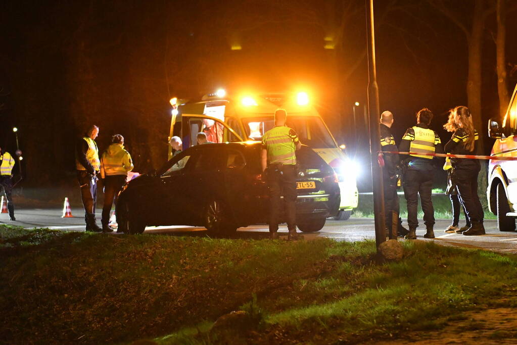 Fietser zwaargewond bij ongeval met auto