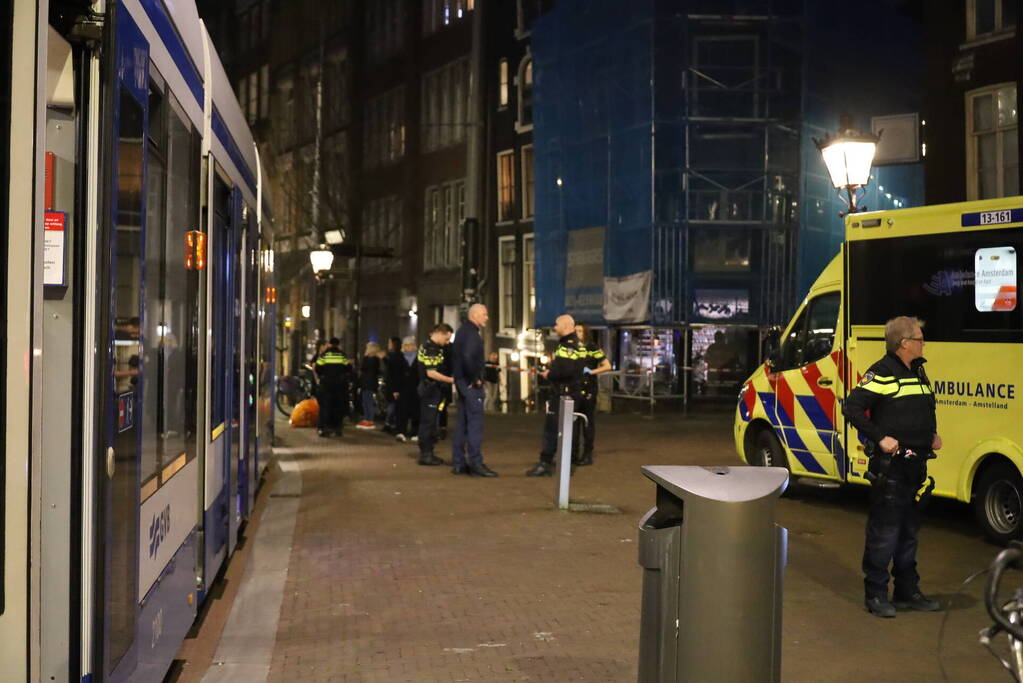 Voetganger gewond bij botsing met tram