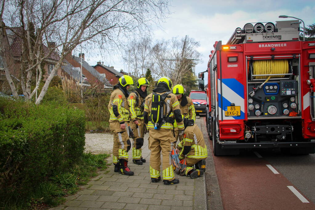 Gaslekkage door graafwerkzaamheden bij woning