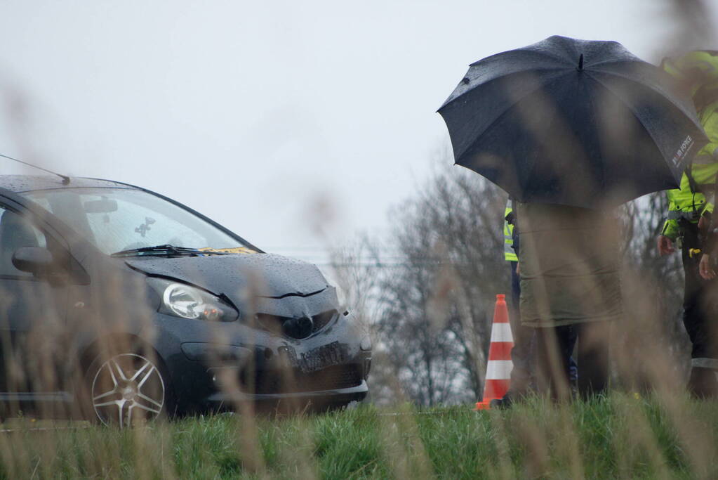 Vier voertuigen betrokken bij kettingbotsing