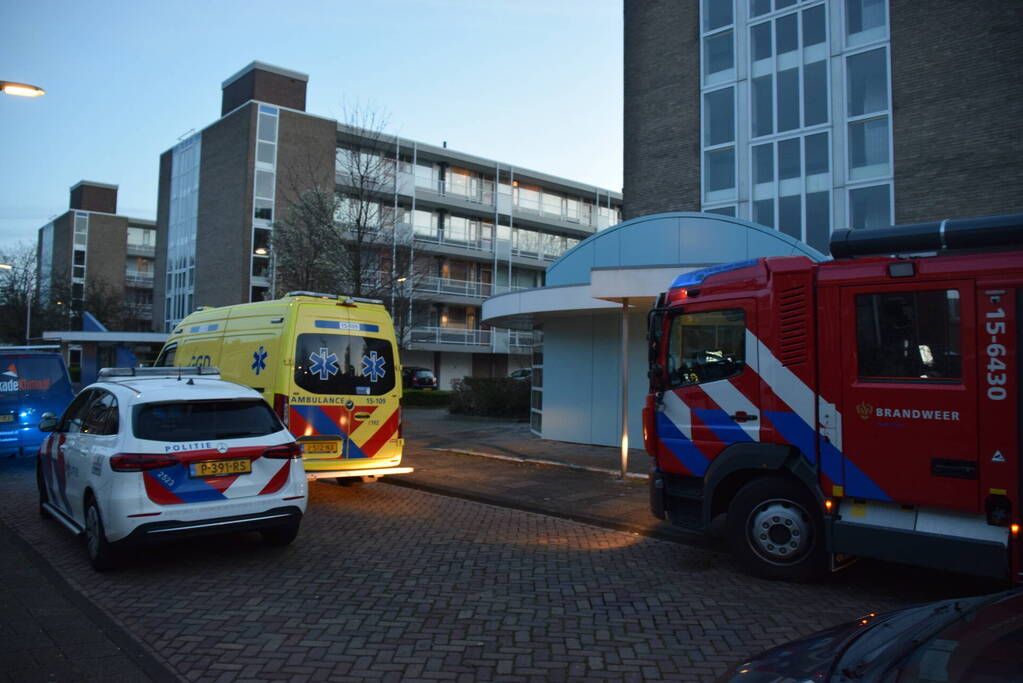 Barbecue ontploft op balkon