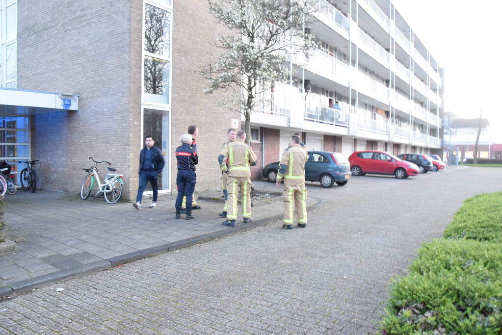 Barbecue ontploft op balkon