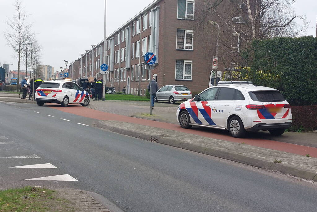 Fietser gewond bij aanrijding