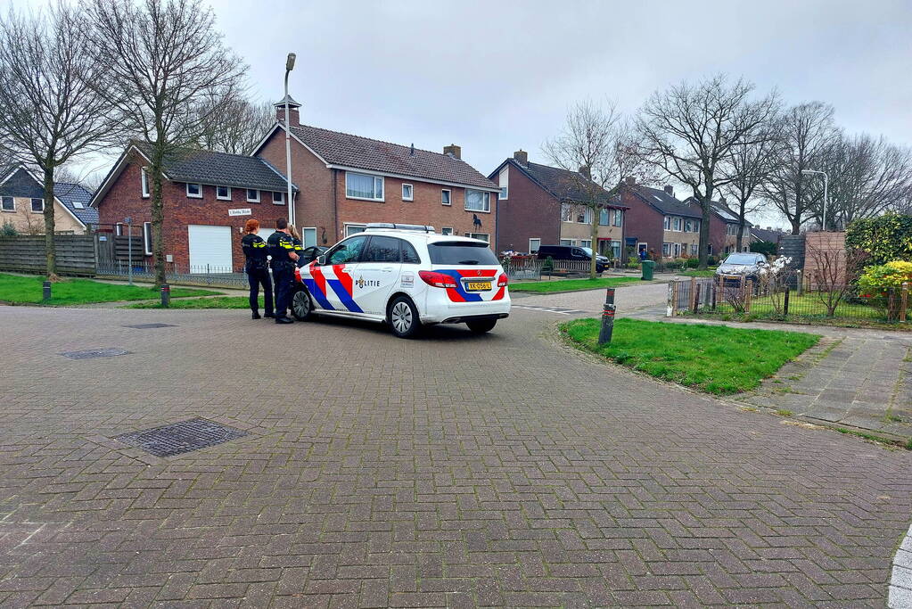 Straat afgesloten wegens schietpartij