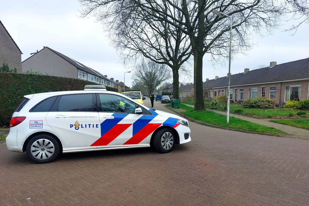 Straat afgesloten wegens schietpartij