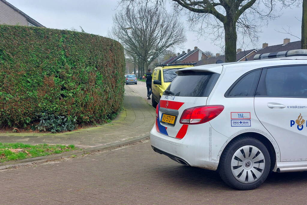 Straat afgesloten wegens schietpartij