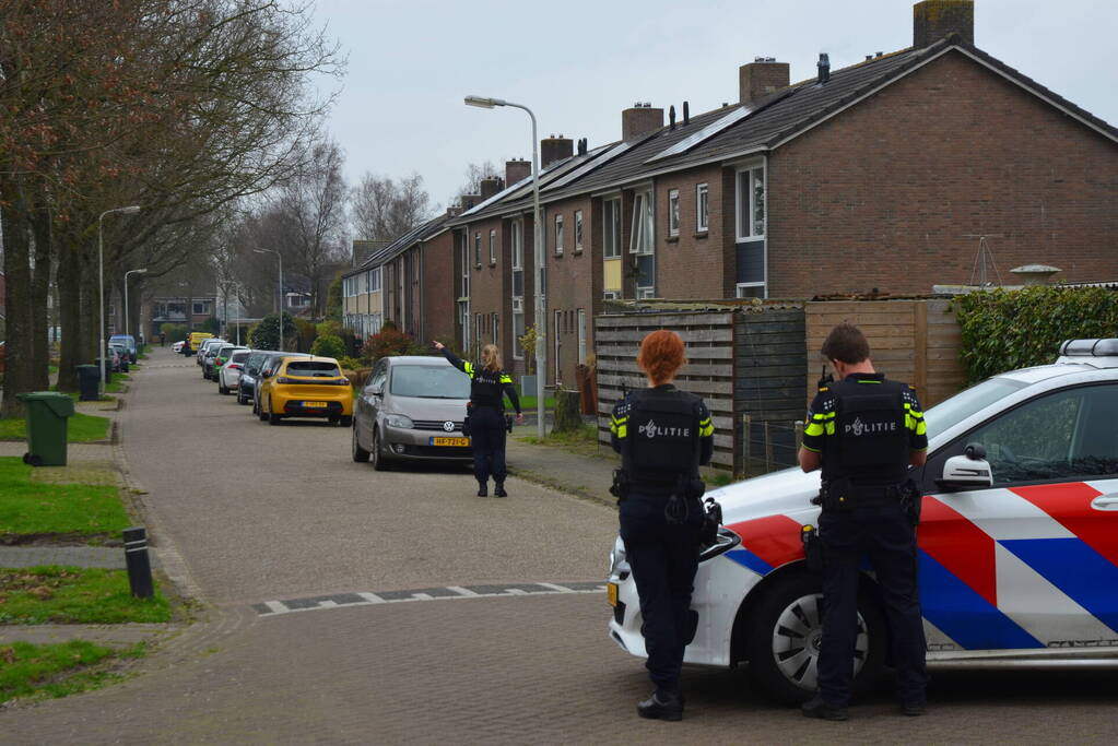 Straat afgesloten wegens schietpartij