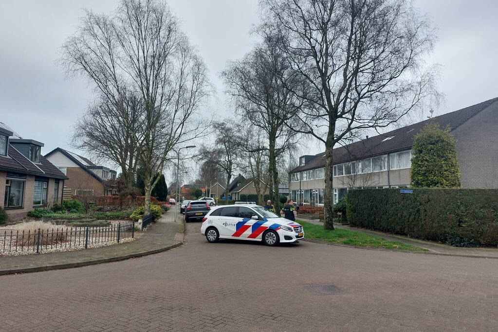 Straat afgesloten wegens schietpartij