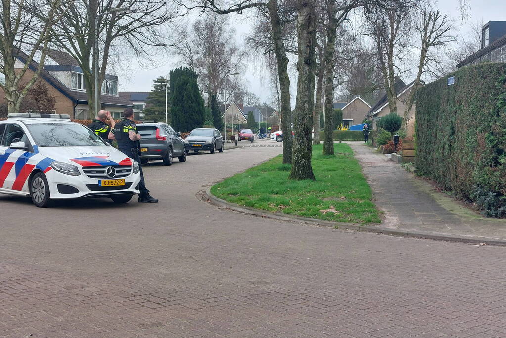 Straat afgesloten wegens schietpartij