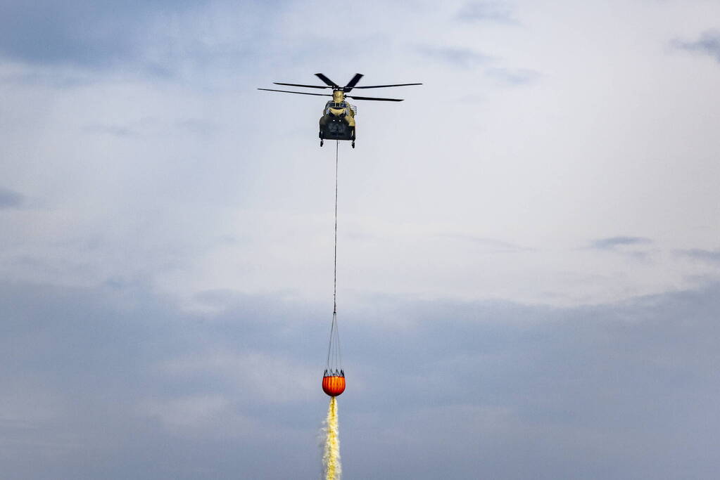 Veel bekijks bij oefening met Chinooks