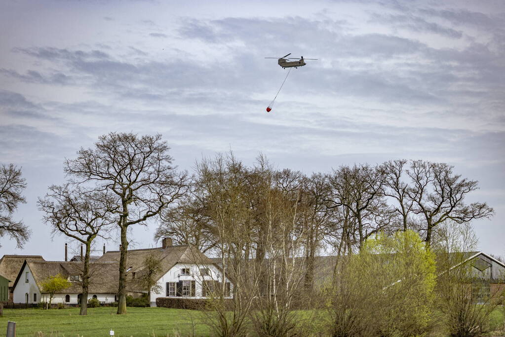 Veel bekijks bij oefening met Chinooks