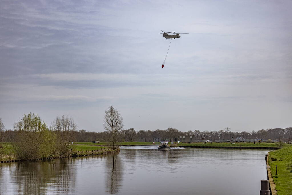 Veel bekijks bij oefening met Chinooks