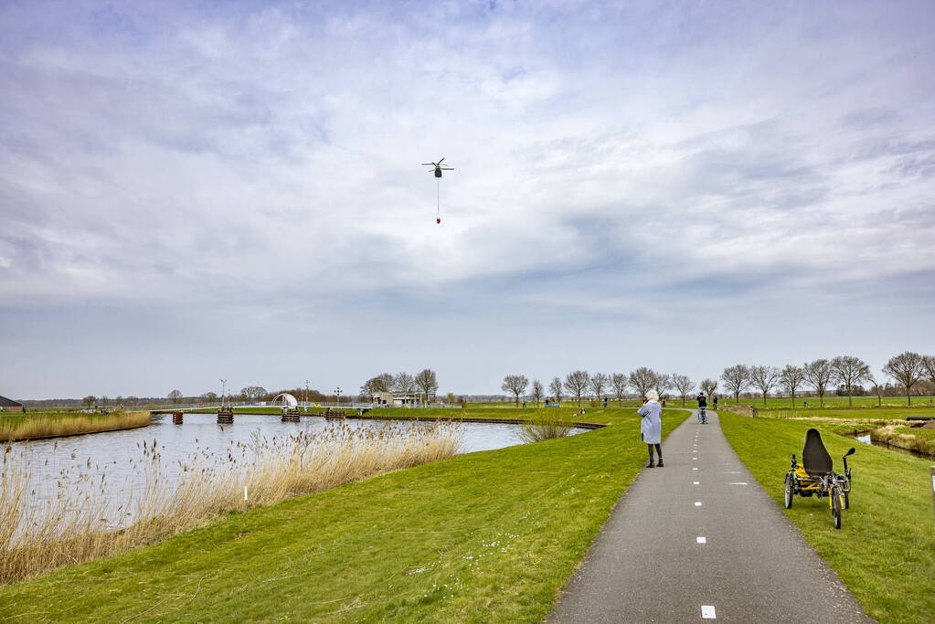 Veel bekijks bij oefening met Chinooks