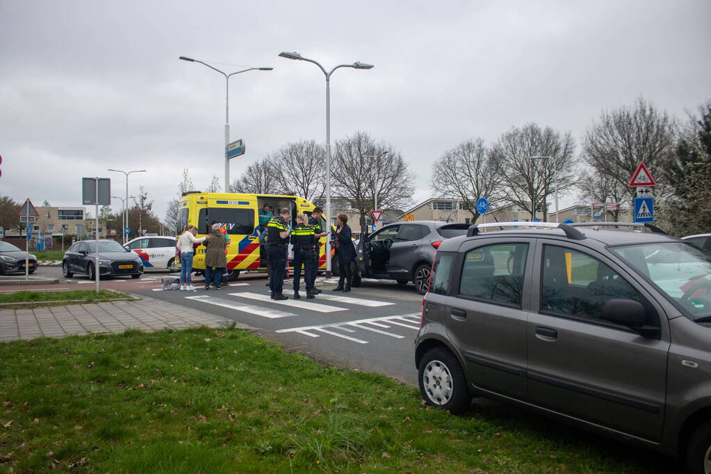 Wederom fietser aangereden op beruchte rotonde