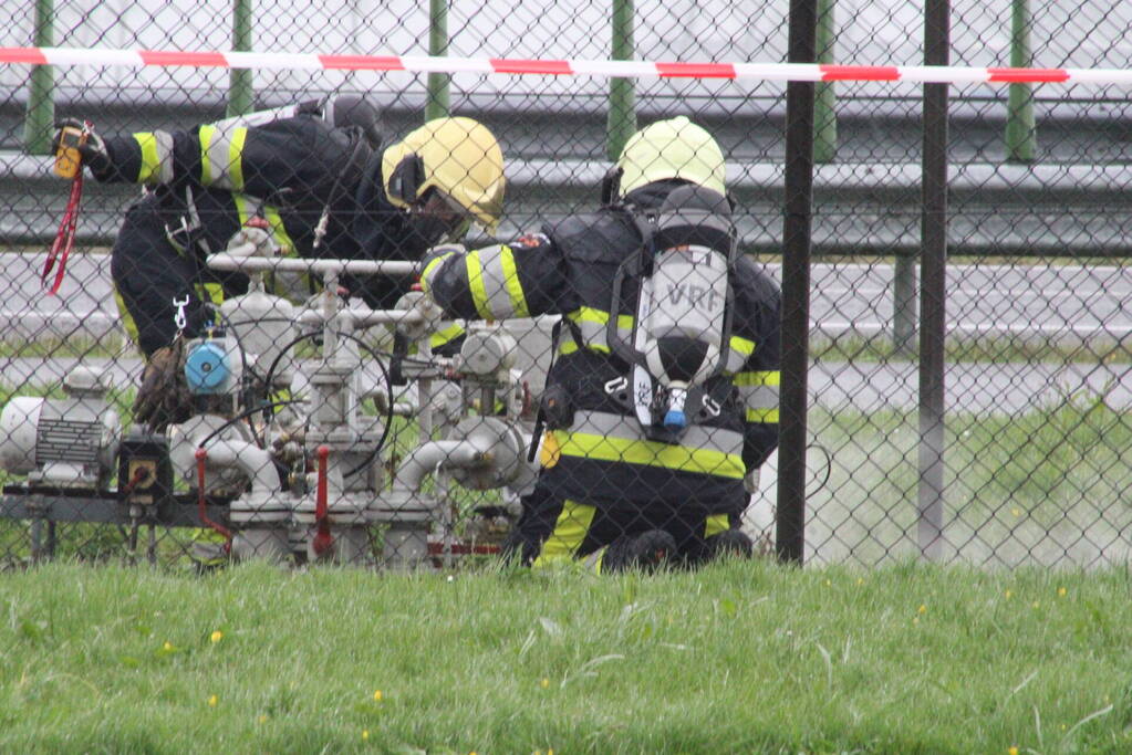 Tankstation afgesloten door lekkende lpg installatie