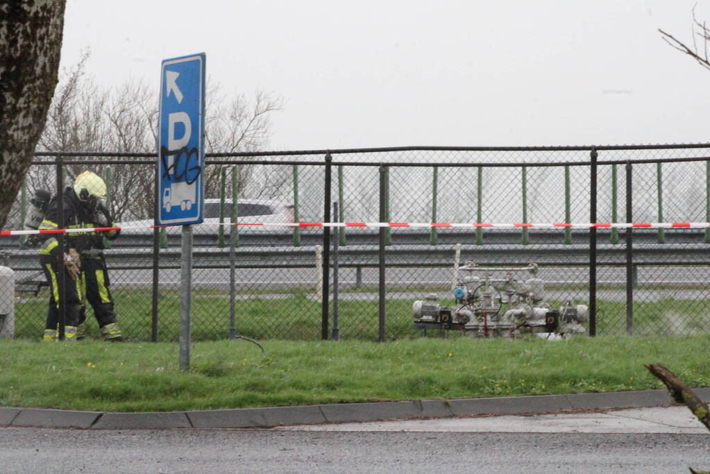 Tankstation afgesloten door lekkende lpg installatie