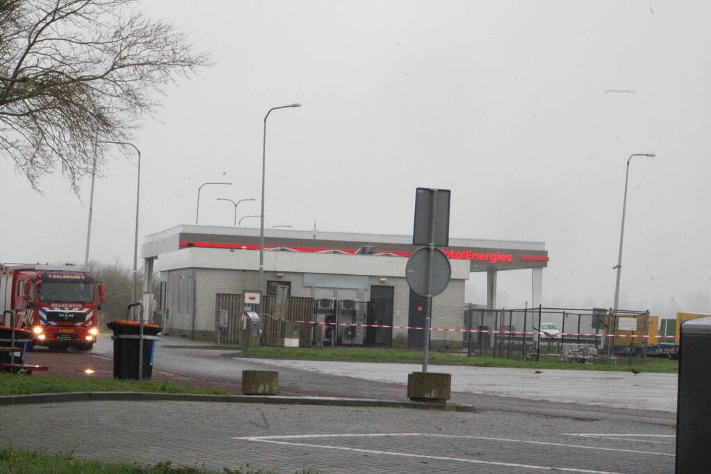 Tankstation afgesloten door lekkende lpg installatie