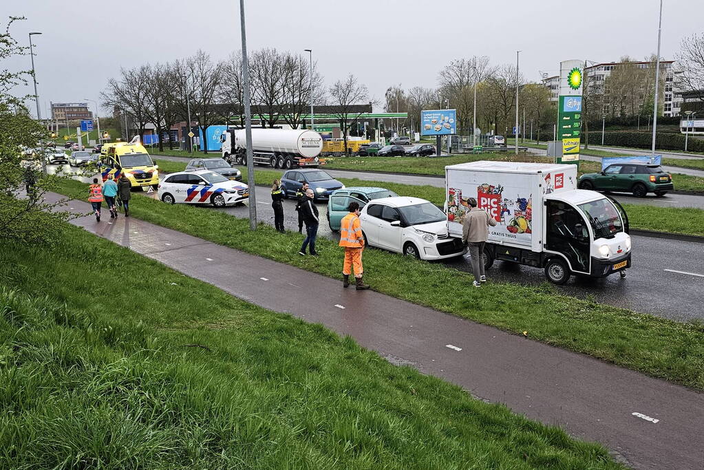 Drie voertuigen betrokken bij ongeval