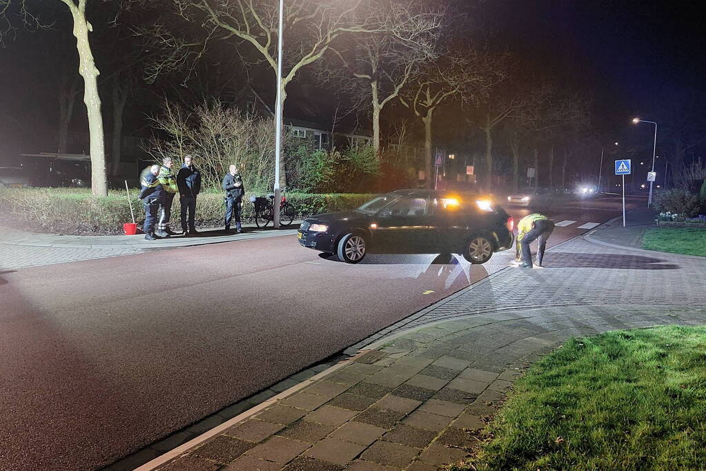 Fietser gewond bij aanrijding met auto