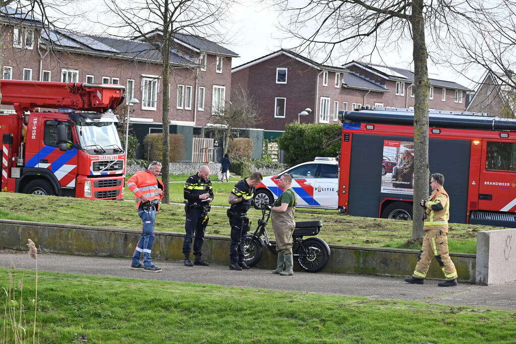 Fatbike leidt tot zoekactie in het water