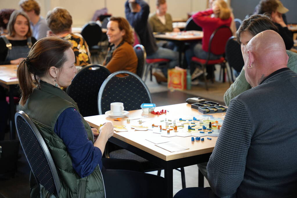 Liefhebbers van Kolonisten van Catan spelen toernooi