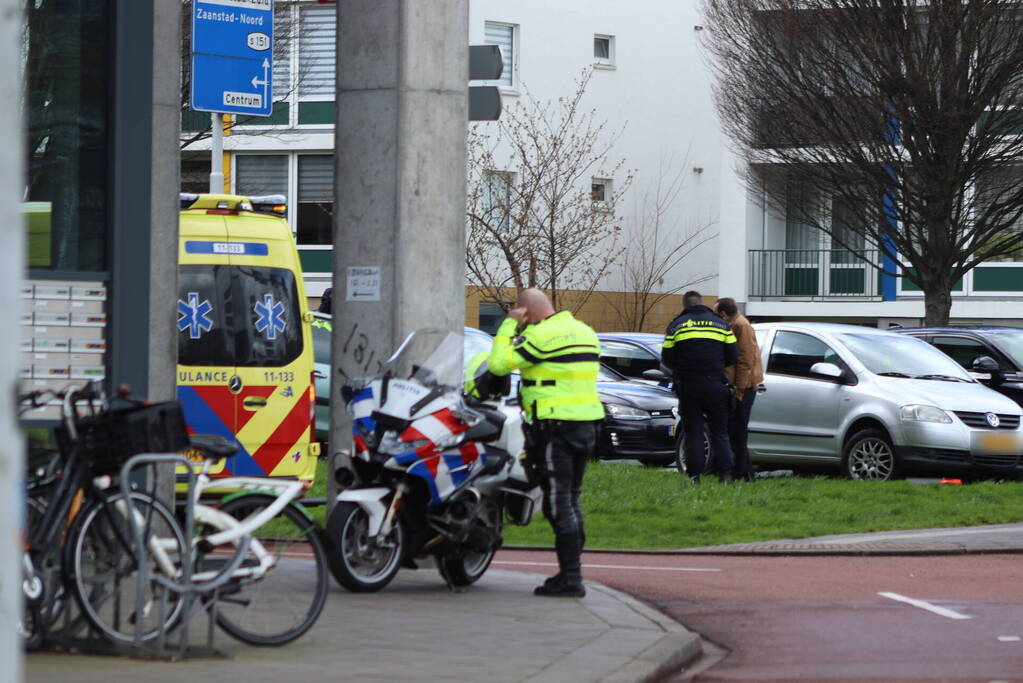 Schade bij ongeval tussen twee voertuigen