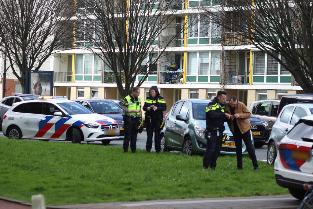 Schade bij ongeval tussen twee voertuigen