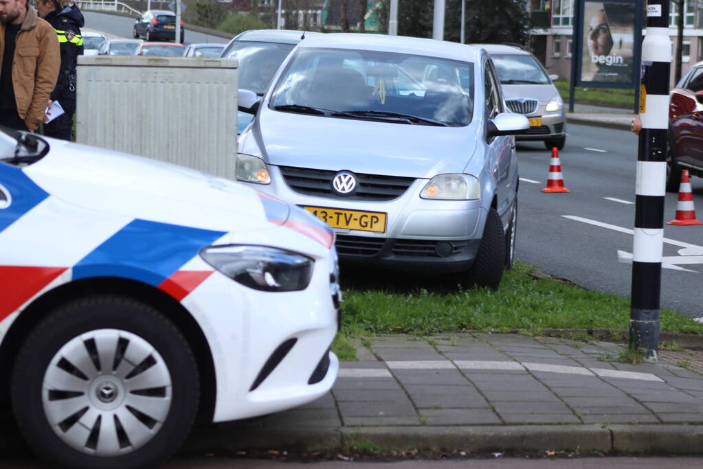 Schade bij ongeval tussen twee voertuigen