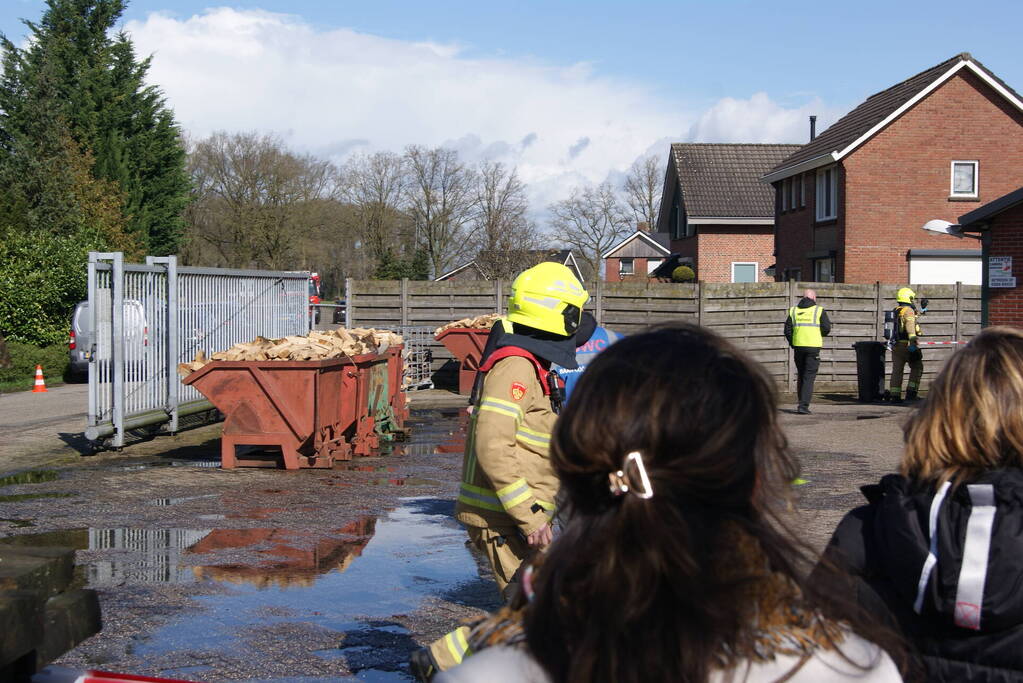 Houtzagerij volledig in het teken van hulpdiensten vanwege brandweerwedstrijd