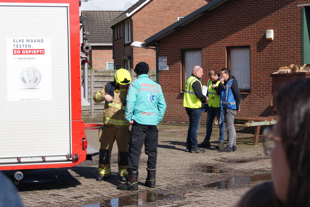 Houtzagerij volledig in het teken van hulpdiensten vanwege brandweerwedstrijd