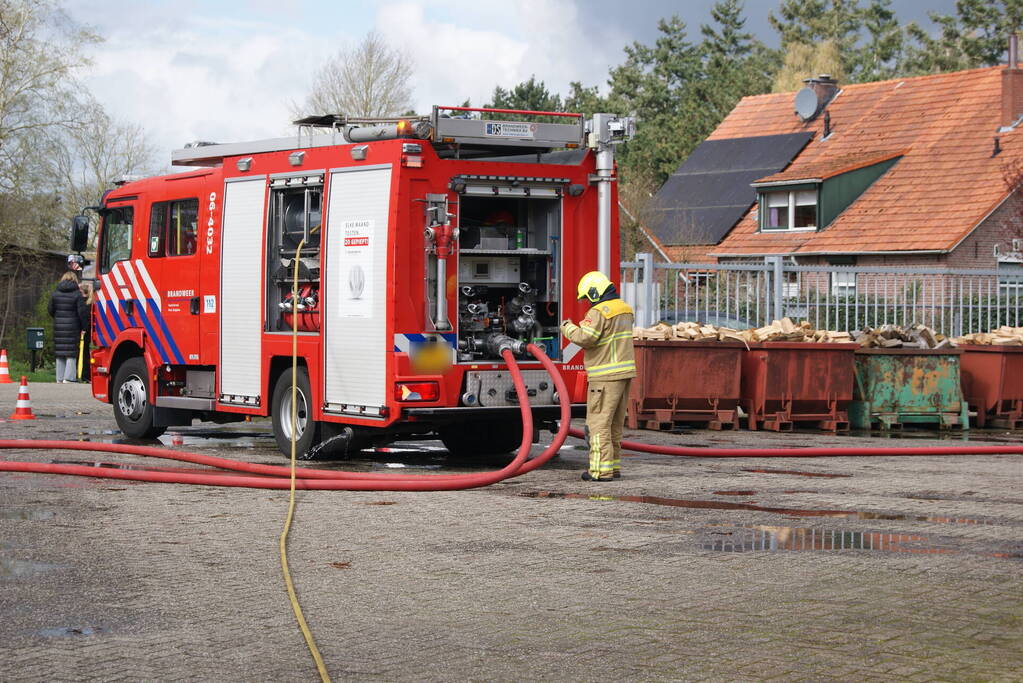 Houtzagerij volledig in het teken van hulpdiensten vanwege brandweerwedstrijd