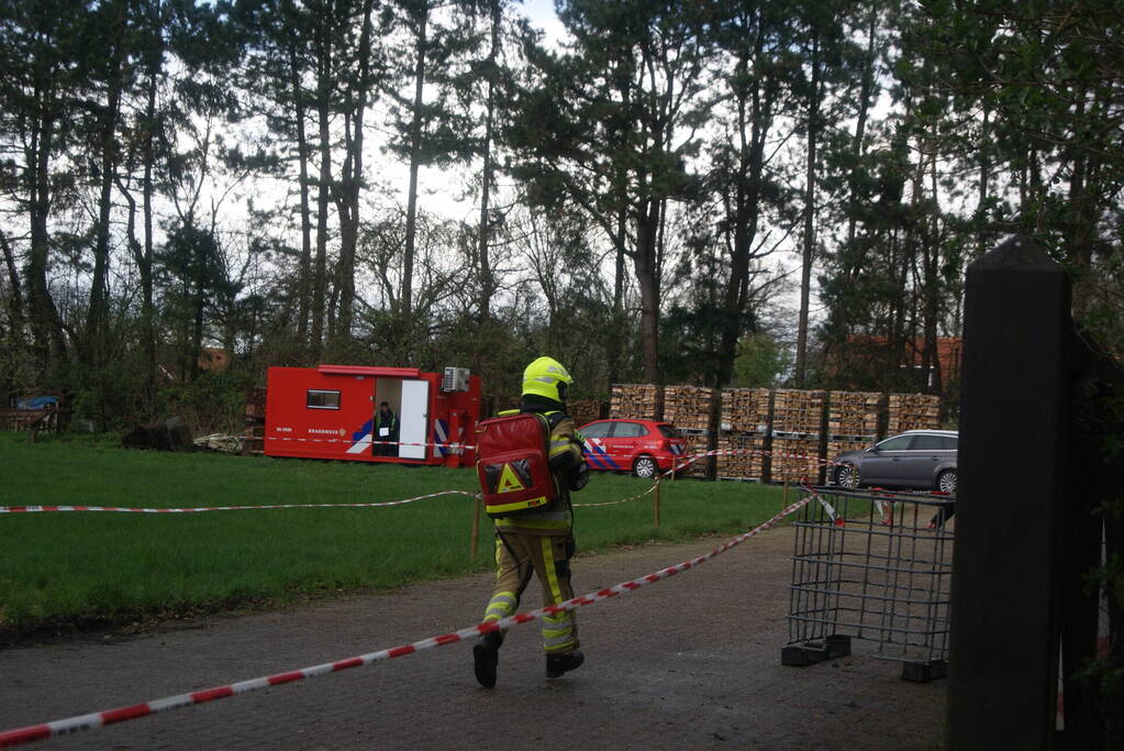 Houtzagerij volledig in het teken van hulpdiensten vanwege brandweerwedstrijd