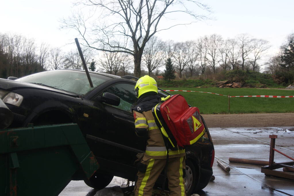 Houtzagerij volledig in het teken van hulpdiensten vanwege brandweerwedstrijd