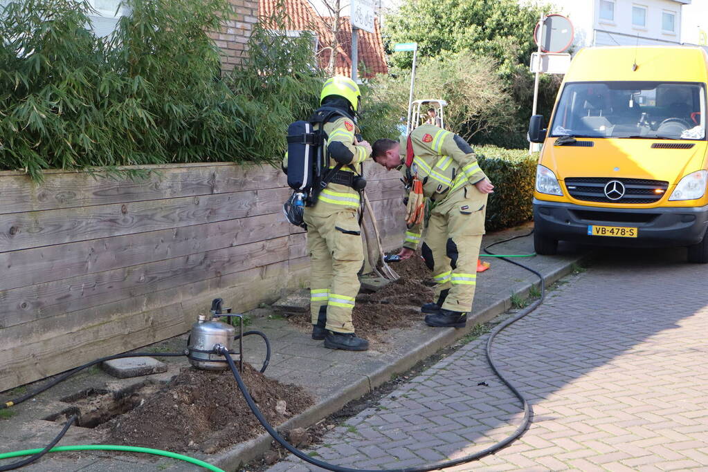 Groot gebied afgezet vanwege gaslekkage