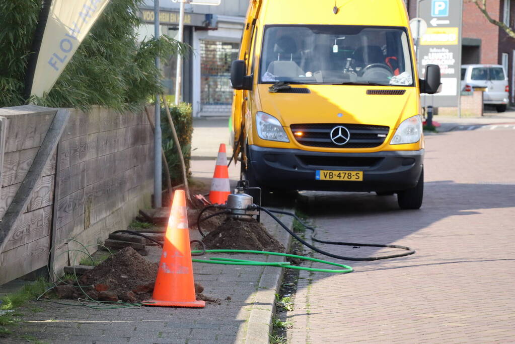 Groot gebied afgezet vanwege gaslekkage