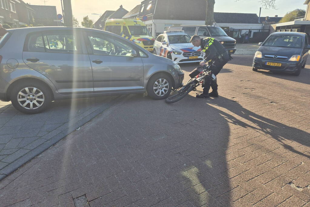 Fietser gewond bij aanrijding met automobilist