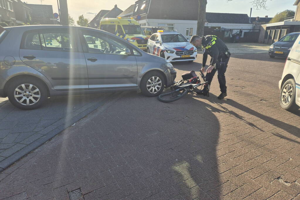 Fietser gewond bij aanrijding met automobilist