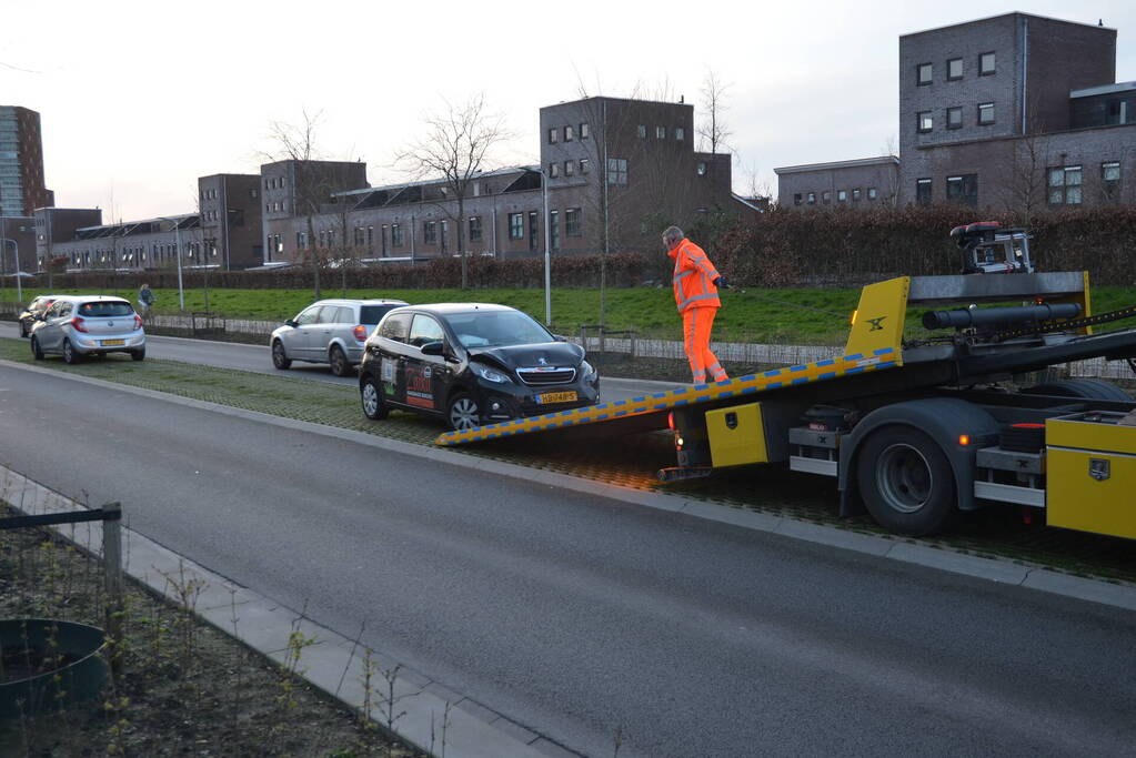 Flinke schade bij kop-staartbotsing