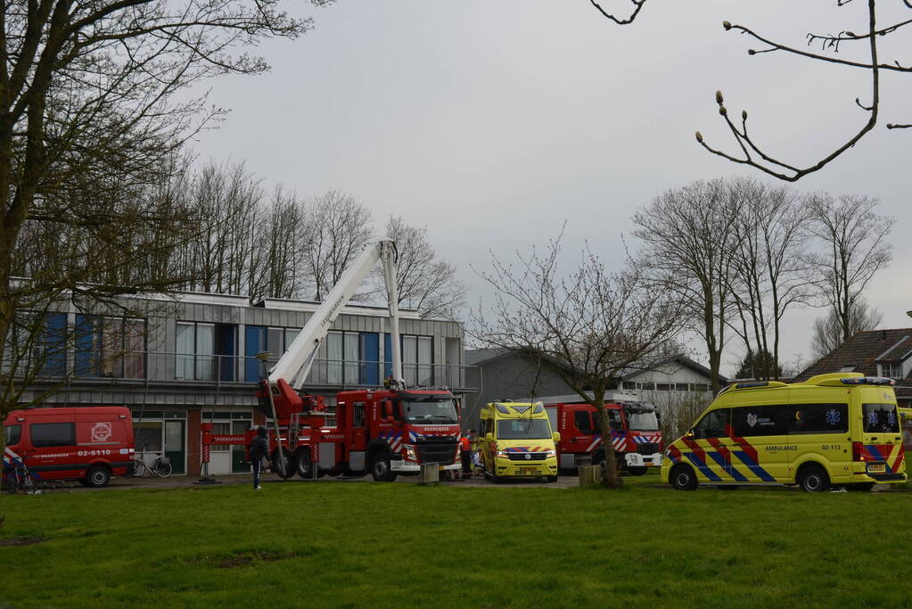 Traumateam assisteert bij medische noodsituatie