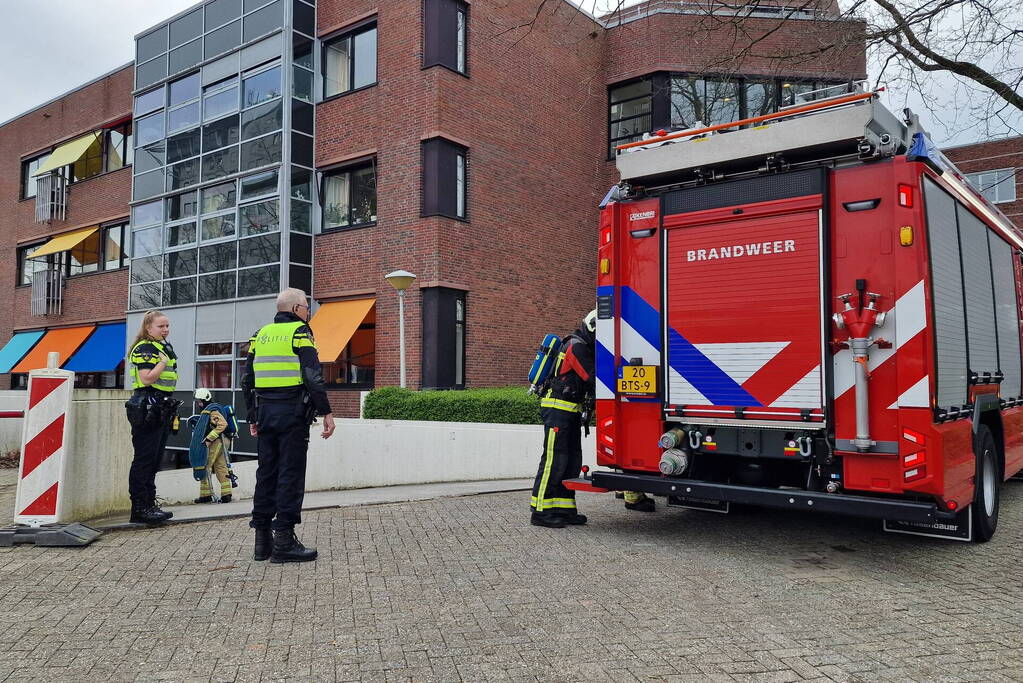 Zorginstelling deels ontruimd wegens brand