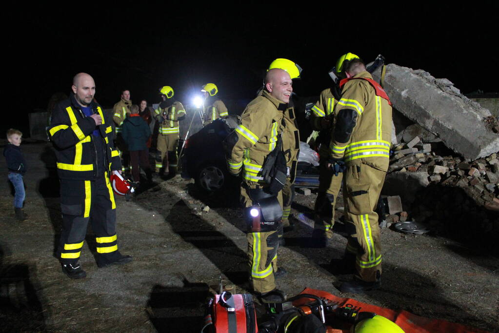 USAR aanwezig bij grote oefening met afscheid brandweerman