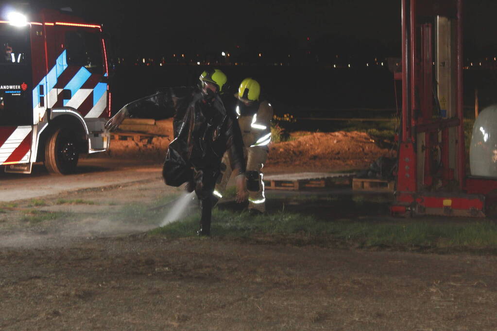 USAR aanwezig bij grote oefening met afscheid brandweerman