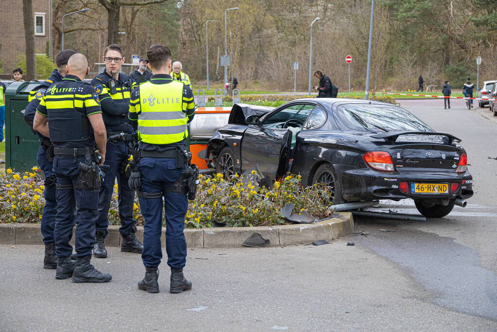 Twee gewonden bij ernstig ongeval op kruising