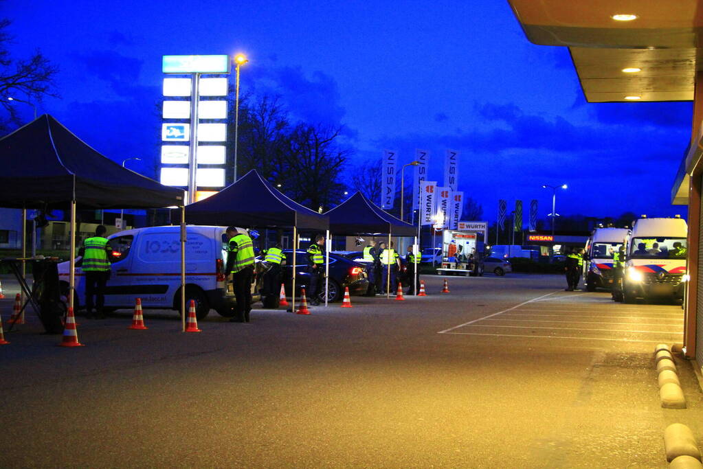 Politie houdt grote verkeerscontrole