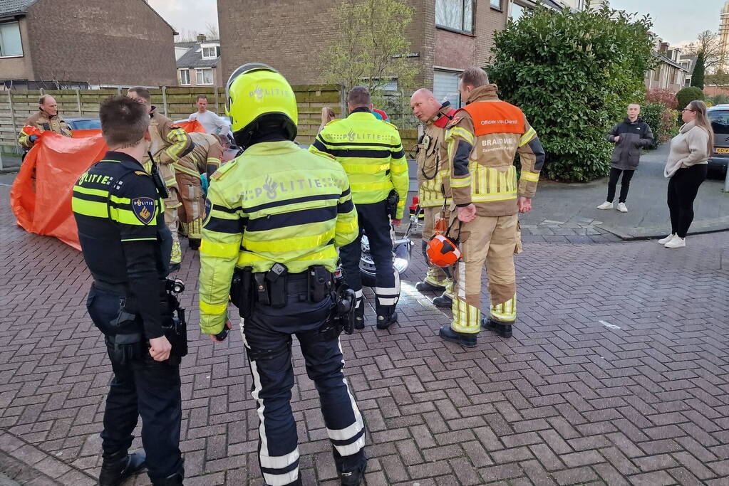 Motorrijder ernstig gewond na val