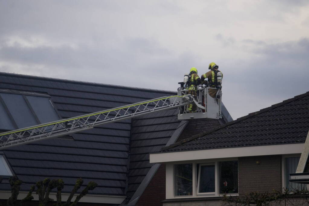 Schoorsteenbrand snel onder controle