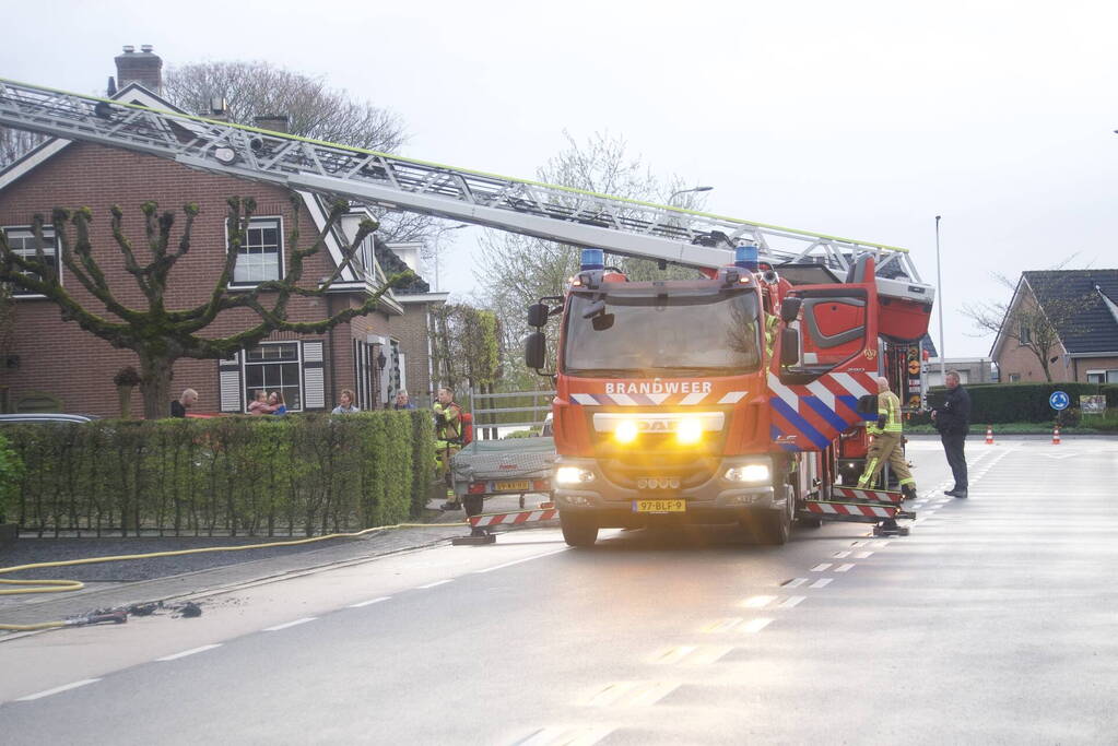 Schoorsteenbrand snel onder controle