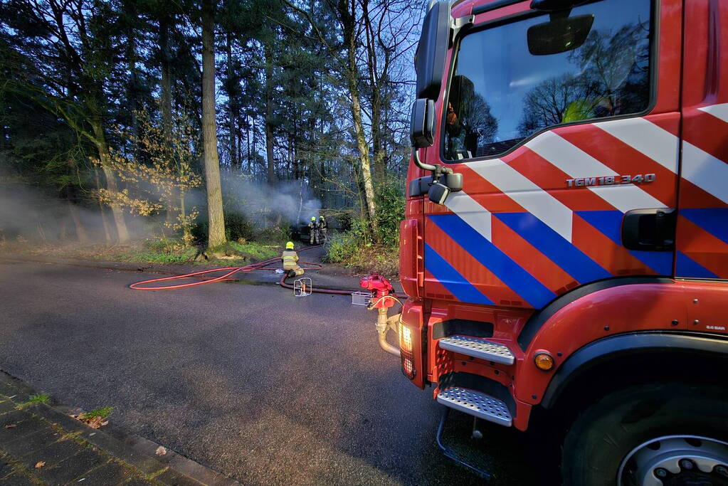 Flinke rookontwikkeling bij containerbrand