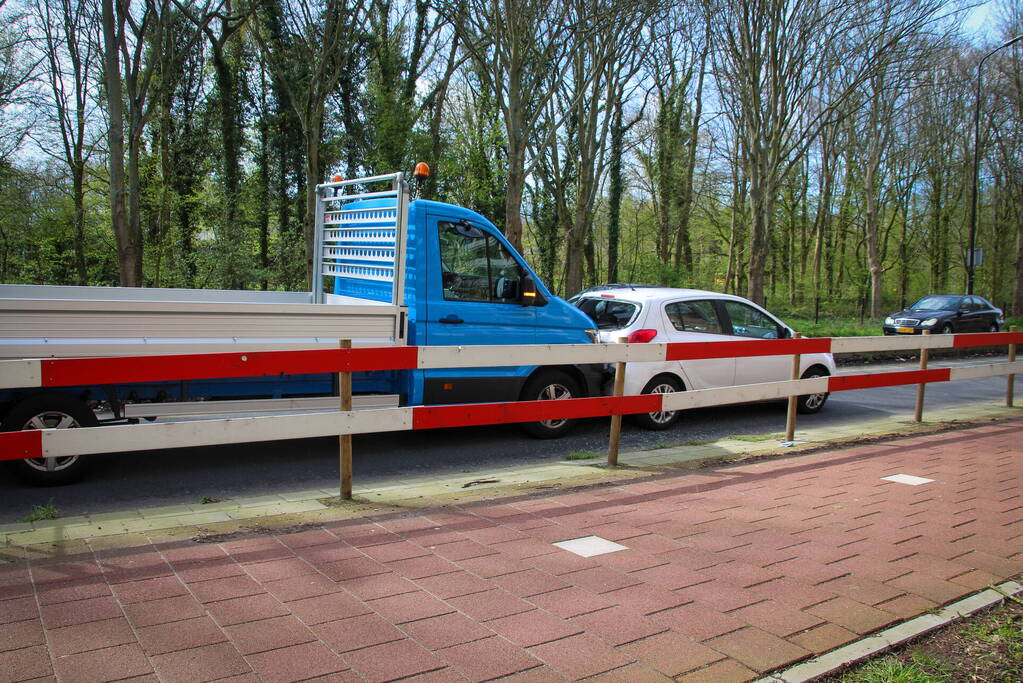 Verkeerschaos door kop-staartbotsing