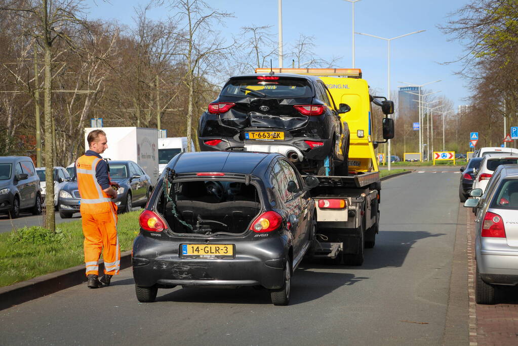 Ravage en gewonden bij kop-staartbotsing